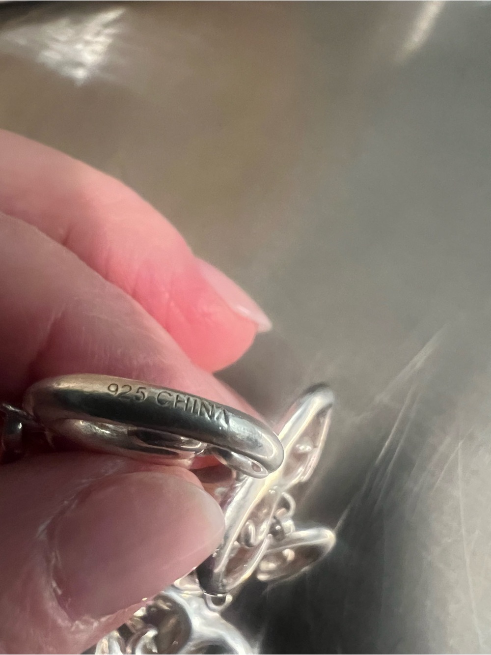 Heavy Sterling Silver RLM Studio Scroll Link Bracelet - Silver 49.08 grams - Picture 4 of 5